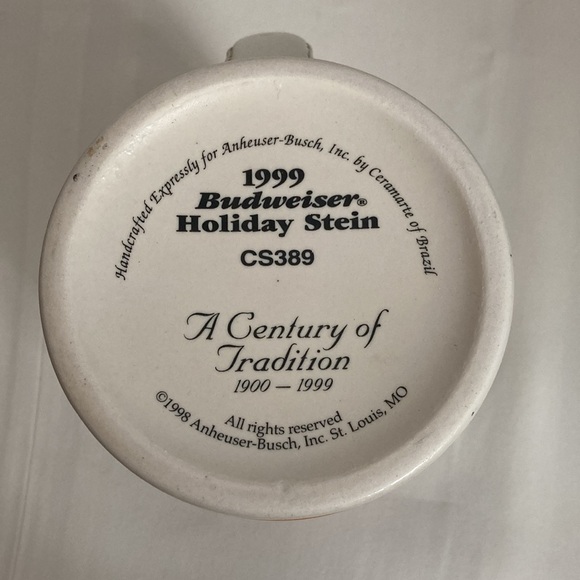 Budweiser A Century of Tradition - 20th Anniversary Beer Stein Collection - Picture 7 of 8